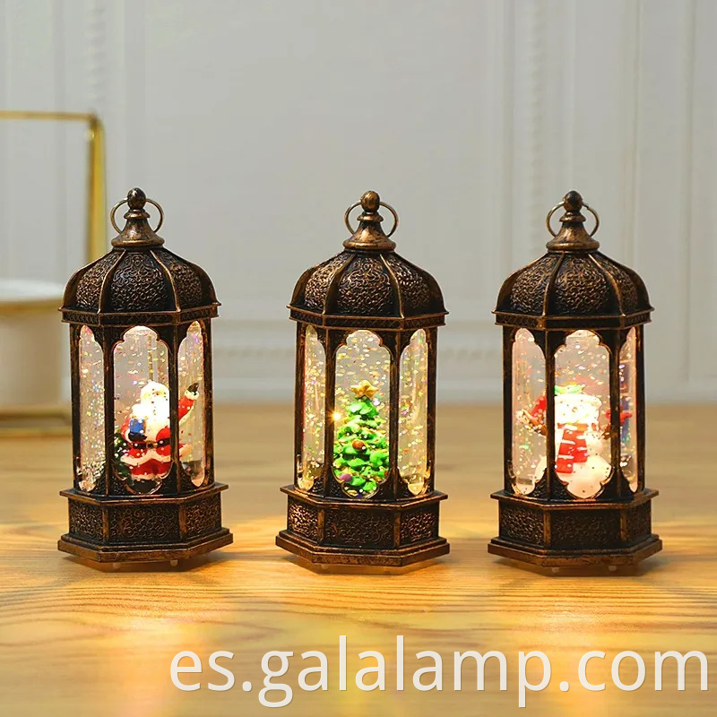 Lámpara de viento LED portátil para la decoración de vacaciones y hogares